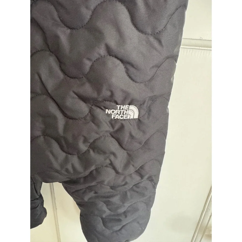 The North Face baby black snowsuit size 6-12 months